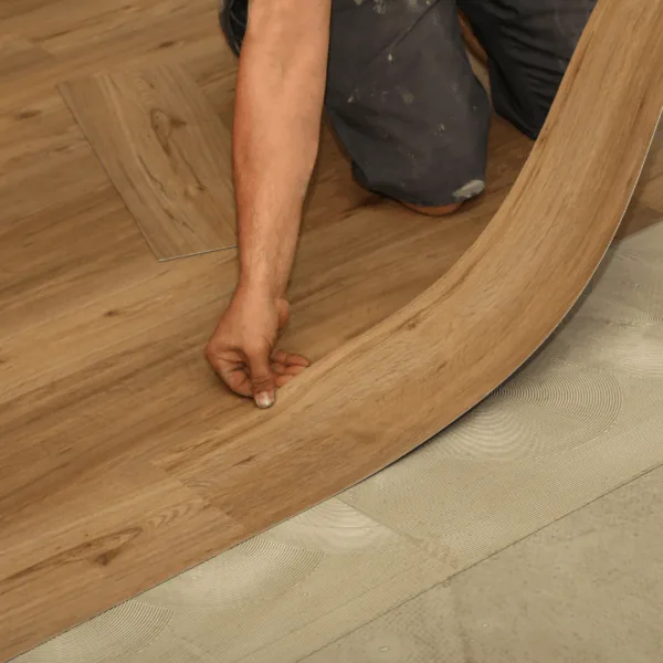 How a laminate staircase gets installed